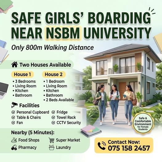 SAFE GIRLS BOARDING NEAR NSBM NIVERSITY -  in , 